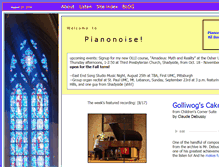 Tablet Screenshot of pianonoise.com